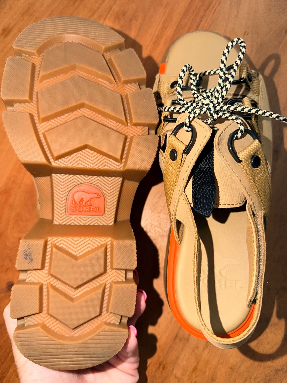 Sorel Rein CB Lace Platform sandals, NEW ($150)! - Picture 4 of 6